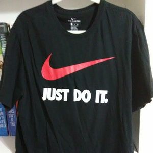 "Just Do It" Black Nike T-shirt